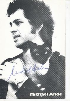 Michael Ande   Film & TV  Autogrammkarte original signiert 