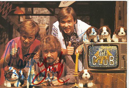 WWF Club  Marijke Amado,Frank Laufenberg,Jürgen von der Lippe  TV  Autogrammkarte original signiert 