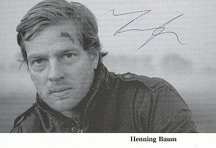 Henning Baum   Film & TV  Autogrammkarte original signiert 