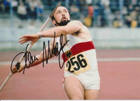 Klaus Wolfermann  Deutschland  Leichtathletik Autogramm 13x18 cm Foto original signiert 