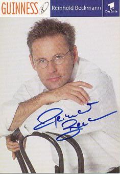 Reinhold Beckmann  ARD   TV  Autogrammkarte original signiert 
