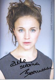 Anke Sabrina Beermann  Film & TV  Autogrammkarte original signiert 
