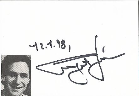 August Zirner   Film & TV Autogramm Karte original signiert 