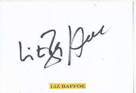 Liz Baffoe   Film & TV Autogramm Karte original signiert 