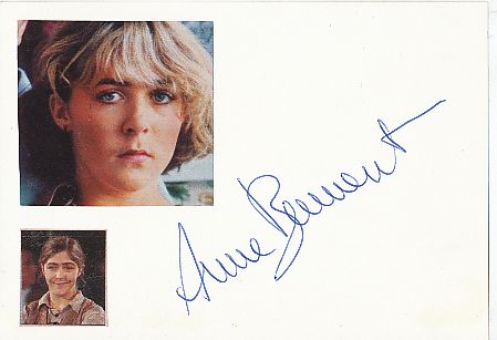 Anne Bennent  Film & TV Autogramm Karte original signiert 