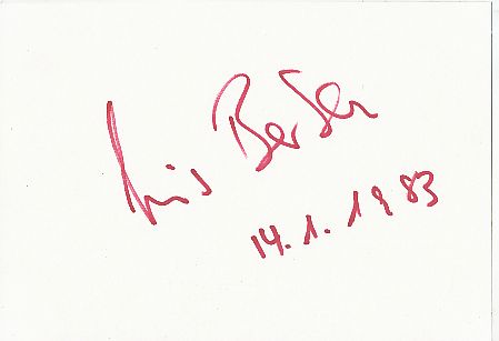 Iris Berben   Film & TV Autogramm Karte original signiert 