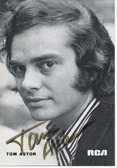 Tom Astor  Musik  Autogrammkarte original signiert 