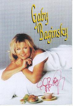 Gaby Baginsky  Musik  Autogrammkarte original signiert 