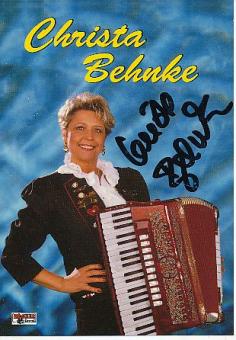 Christa Behnke  Musik  Autogrammkarte original signiert 