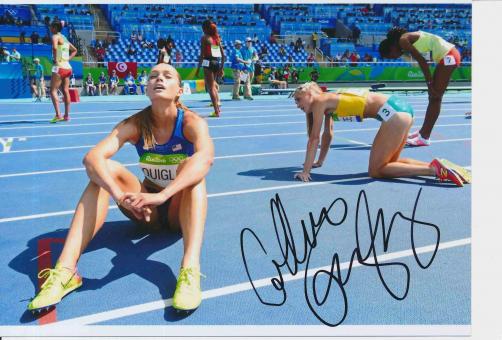 Emma Coburn  USA  Leichtathletik Autogramm 13x18 cm Foto original signiert 