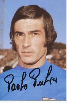 Paolo Pulici  Italien  WM 1974  Fußball Autogramm Foto original signiert 