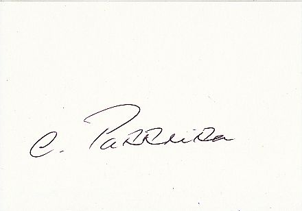 Carlos Alberto Parreira  Brasilien  Weltmeister WM 1994  Fußball Autogramm Karte  original signiert 