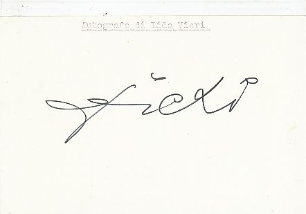 Lido Vieri  Italien WM 1970  Fußball Autogramm Karte  original signiert 