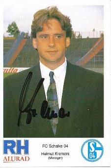 Helmut Kremers  FC Schalke 04  1989/1990  Fußball Autogrammkarte original signiert 