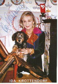 Ida Krottendorf † 1998  Film & TV  Autogrammkarte original signiert 