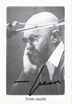 Ernst Jacobi † 2022  Film & TV  Autogrammkarte original signiert 
