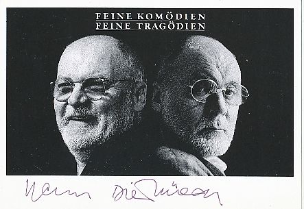 Hanns Dieter Hüsch † 2005  Film & TV  Autogrammkarte original signiert 