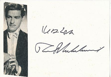 Paul Hubschmidt † 2003  Film & TV Autogramm Karte original signiert 