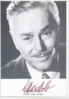 Hans Holt † 2001  Film & TV  Autogrammkarte original signiert 