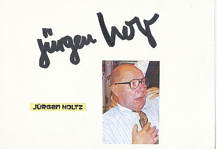 Jürgen Holtz † 2020   Film & TV Autogramm Karte original signiert 
