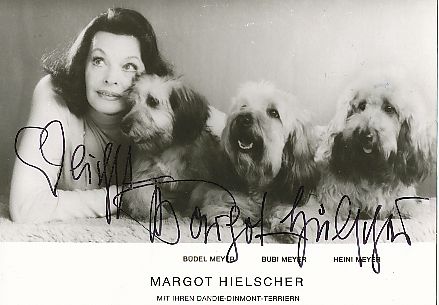 Margot Hielscher † 2017  Film & TV  Autogrammkarte original signiert 