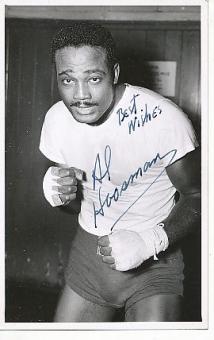 Al Hoosman † 1968  USA Boxer & Film & TV  Autogrammkarte original signiert 
