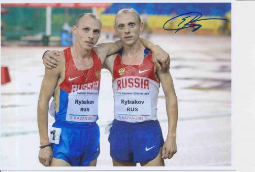 Yevgeniy Rybakov  Rußland  Leichtathletik Autogramm 13x18 cm Foto original signiert 