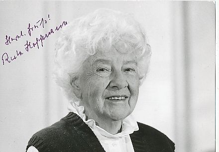 Ruth Hoffmann † 1997  Film & TV  Autogrammkarte original signiert 