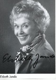 Elsbeth Janda † 2005  Film & TV  Autogrammkarte original signiert 