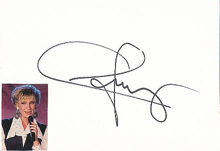 Claudia Jung   Musik  Autogramm Karte original signiert 