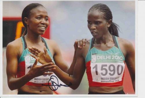 Irene Jelagat  Kenia  Leichtathletik Autogramm 13x18 cm Foto original signiert 