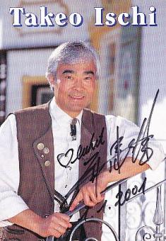 Takeo Ischi  Musik  Autogrammkarte original signiert 