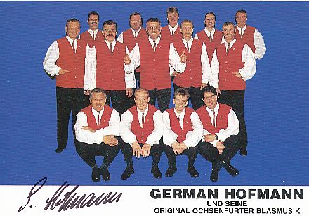 German Hofmann  Musik  Autogrammkarte original signiert 
