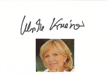 Ulrike Kriener  Film & TV  Autogramm Karte original signiert 