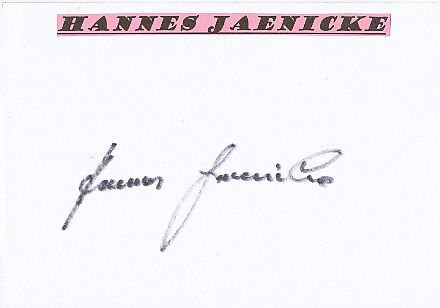 Hannes Jaenicke   Film & TV Autogramm Karte original signiert 