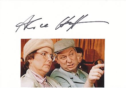 Alice Hoffmann  Tatort   Film & TV Autogramm Karte original signiert 