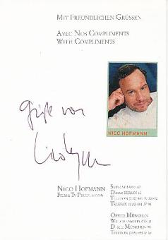 Nico Hofmann   Film & TV Autogramm Karte original signiert 