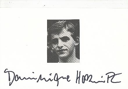 Dominique Horwitz   Film & TV Autogramm Karte original signiert 