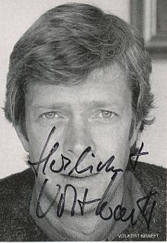 Volkert Kraeft  Film & TV  Autogrammkarte original signiert 