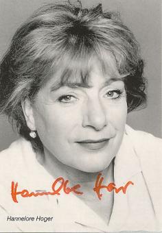Hannelore Hoger  Film &  TV  Autogrammkarte original signiert 