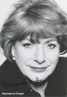 Hannelore Hoger  Film &  TV  Autogrammkarte original signiert 