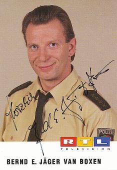Bernd E.Jäger van Boxen  RTL   TV  Autogrammkarte original signiert 
