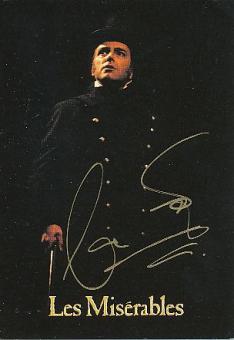 Uwe Kröger  Les Miserables  Das  Musical   Autogrammkarte original signiert 