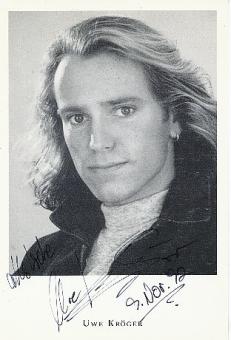Uwe Kröger  Sissi    Das  Musical   Autogrammkarte original signiert 