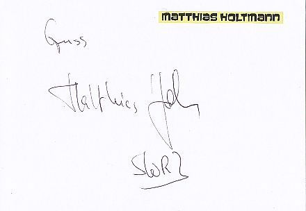 Matthias Holtmann  SWR  Radio  Karte original signiert 