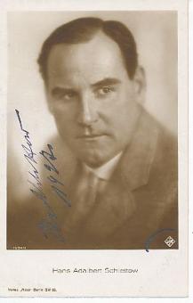 Hans Adalbert Schlettow † 1945  Film &  TV  Autogrammkarte original signiert 