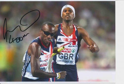 Michael Bingham  Großbritanien  Leichtathletik Autogramm 13x18 cm Foto original signiert 