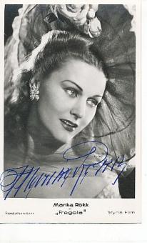 Marika Rökk † 2004  Film &  TV  Autogrammkarte original signiert 
