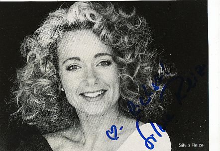 Silvia Reize † 2012  Film &  TV  Autogrammkarte original signiert 