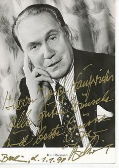 Kurt Reimann † 2001  Film &  TV  Autogrammkarte original signiert 